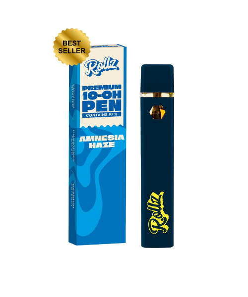 Rollz Premium 10-OH-HHC Vape (AMNESIA HAZE) 1ml