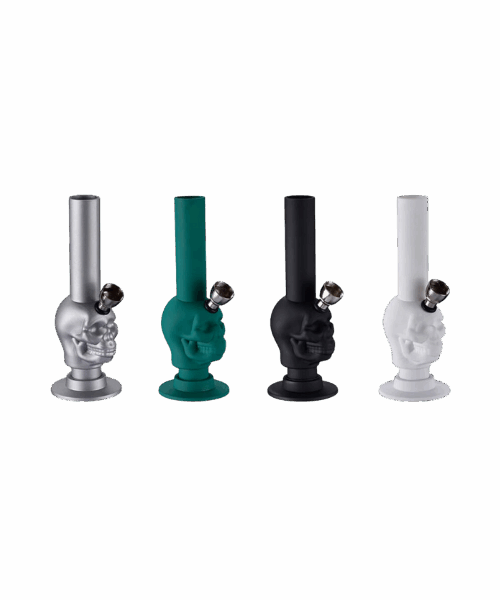 Skull Silikónový Bongo (Mix Farieb)