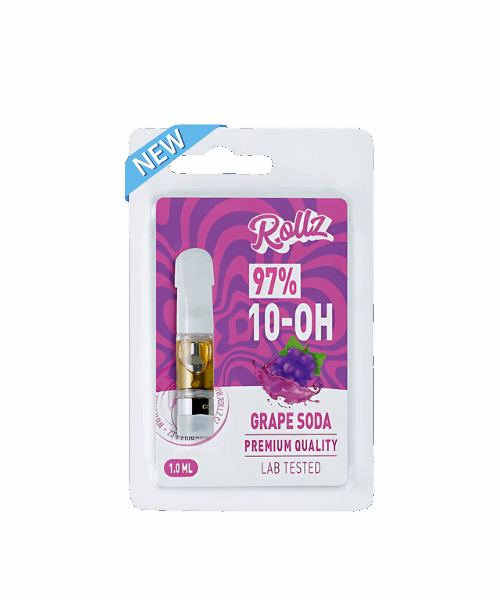 Rollz 10-OH-HHC Cartridge (Grape Soda) 1ml