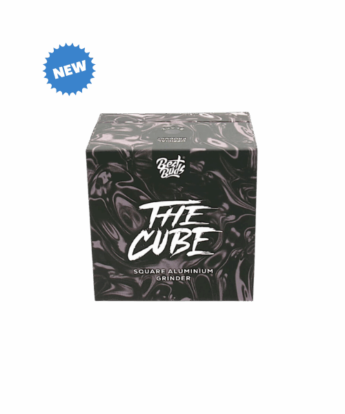 Best Buds The Cube Aluminium Grinder Čierny – 4 Časti (50mm)