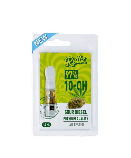 Rollz 10-OH-HHC Cartridge (Sour Diesel) 1ml