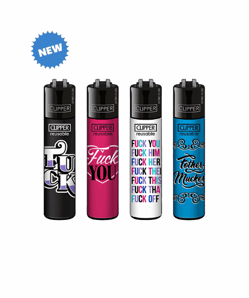 Clipper Zapaľovač – Classic Fuck Collection (1 ks)