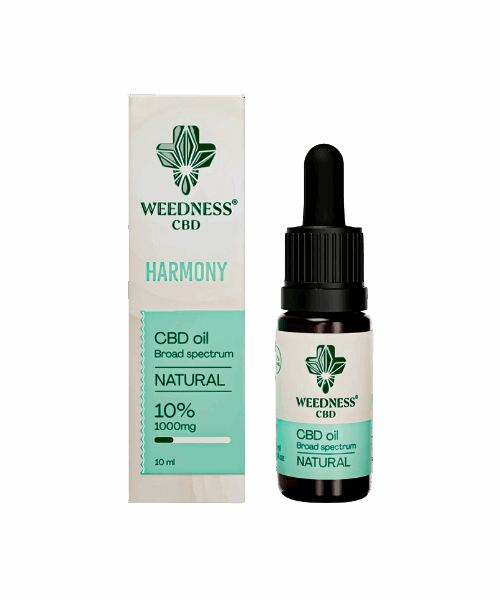 Weedness Natural 10% CBD Oil (10ml)