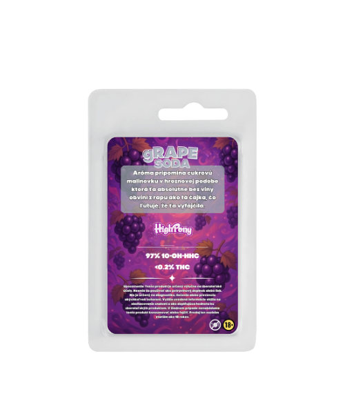 HighPony 10-OH-HHC Cartridge (gRAPE Soda) 1ml 🍇