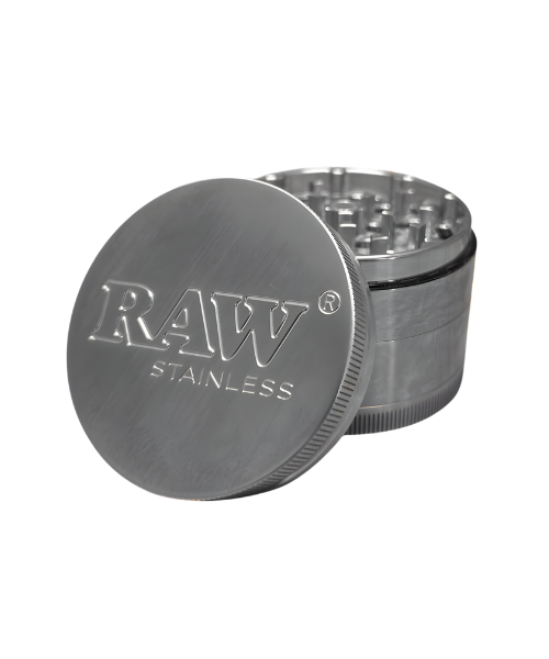 RAW Stainless Steel Shredder – 4 Časti (60mm) 🎁