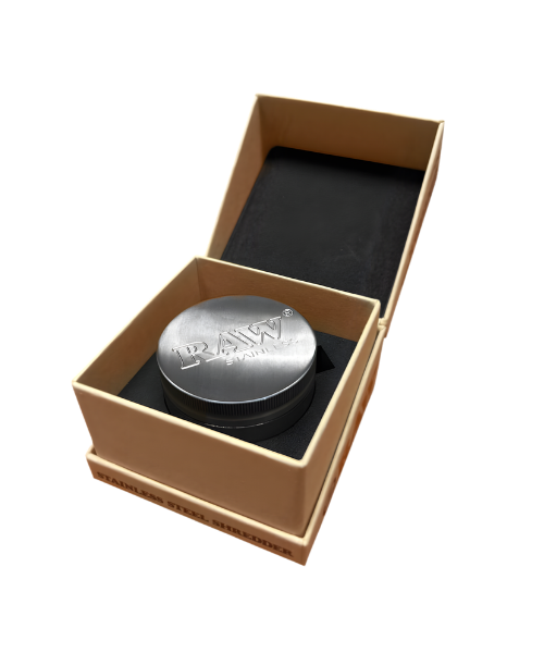 RAW Stainless Steel Shredder – 4 Časti (60mm) 🎁