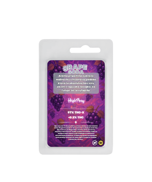HighPony THCx Cartridge (gRAPE Soda) 1ml 🍇