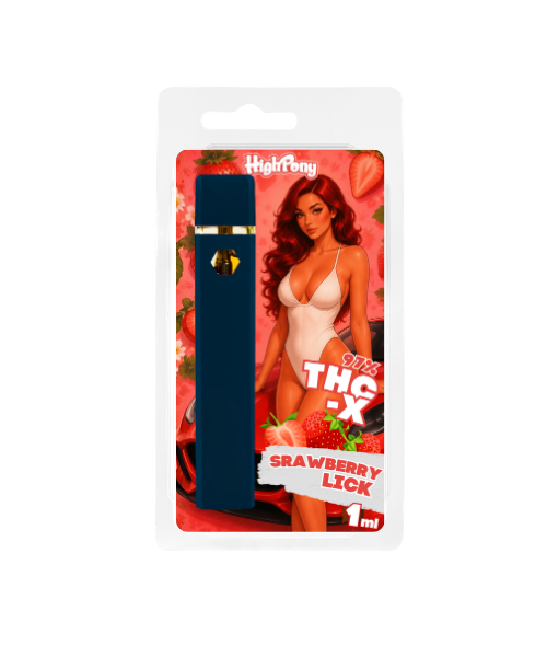 Pornstar THCx Vape Strawberry Lick 1ml THC-x