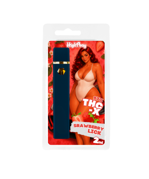 Pornstar THCx Vape Strawberry Lick 2ml THC-X