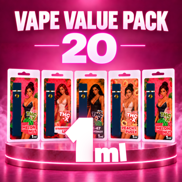 1ml Vape Balíček 20 ks · Value Pack