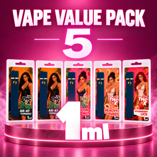 1ml Vape Balíček 5 ks · Value Pack